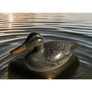Blue Wing Teal Duck Decoy  D-9-R Victor 1967 MFG by Woodstream Co. Made in US